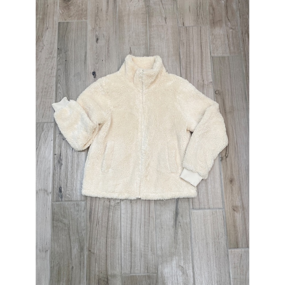 J. Crew Full Zip Sherpa Jacket - Picture 2 of 2
